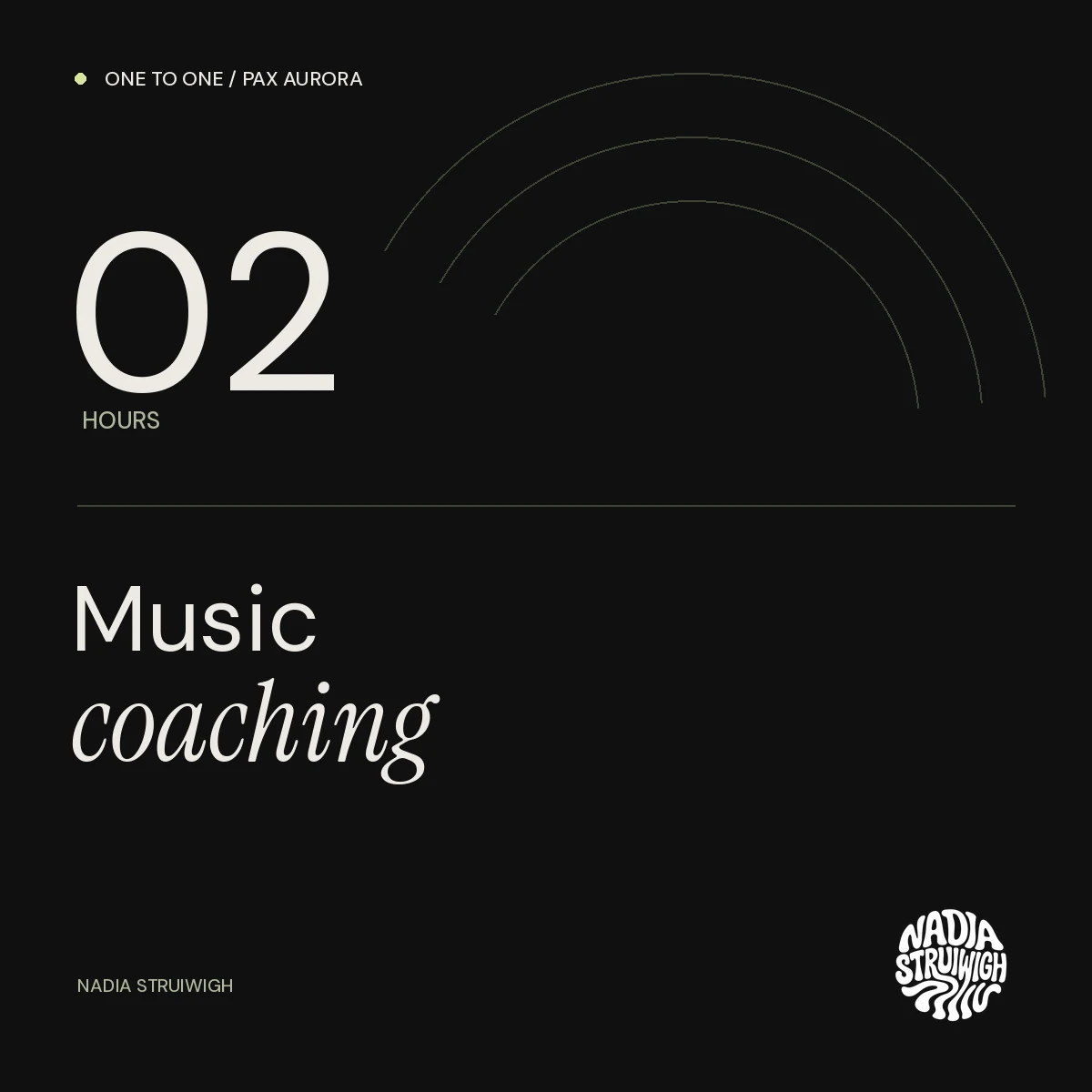 Music coaching — 2 hours